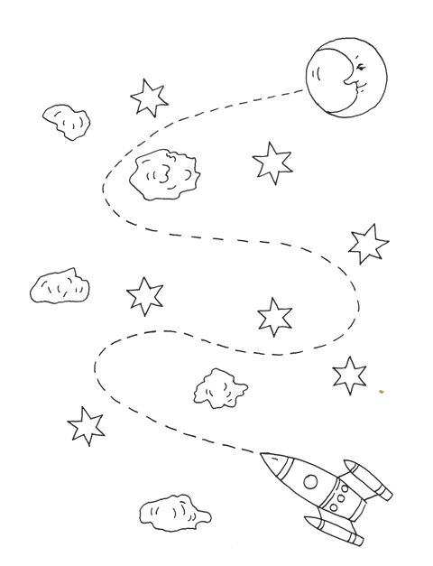 Gwiazdy i planety kolorowanki